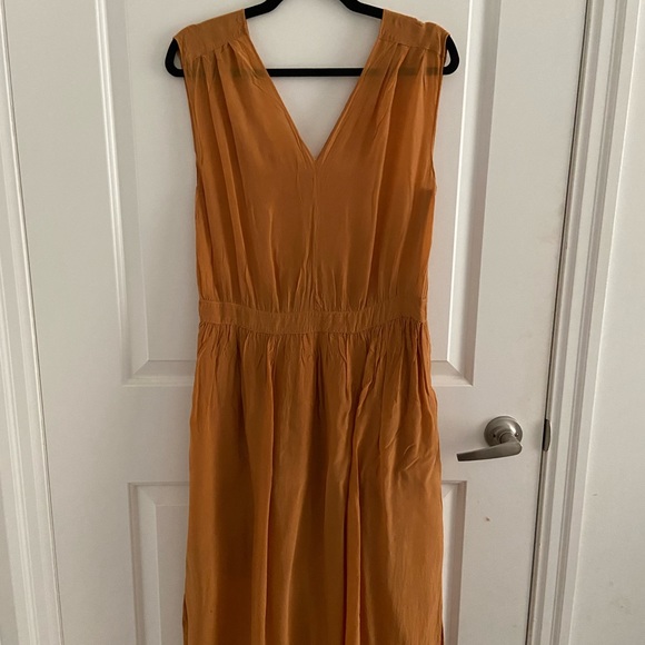 Cyrillus mustard dress - Picture 2 of 4